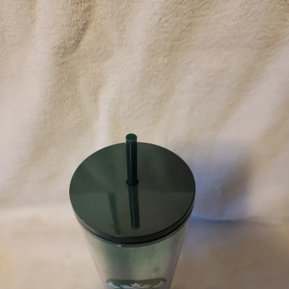 Starbucks‎ Green Glitter 24fl oz Cold Drink